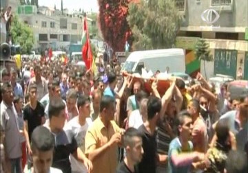 برقين تشيع شهيدها محمد علاونة – 22 – 7 – 2015 – جهاد بركات