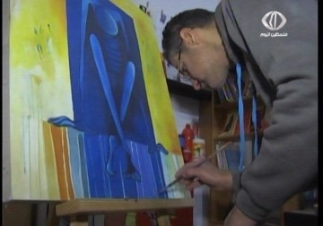 يوسف عوض.. فنان فلسطيني من لاجئي الأراضي المحتلة سنة 48 – 9 – 3 – 2015 – ولاء عايش