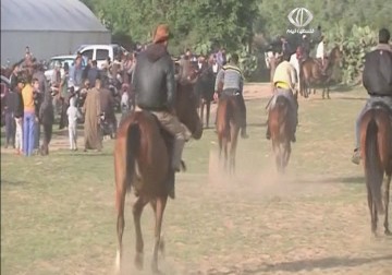 عشرات الشبان الفلسطيينين يجدون من ركوب الخيل متنفسا للترفيه – 4 – 5 – 2014 – نورا المشهراوي