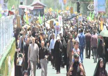 الرئيس الإيراني حسن روحاني يشارك في مسيرات يوم القدس العالمي - 10 - 7 - 2015 - محمد سليمان