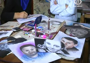 خلود الدسوقي فنانة  الفلسطينية  مساحيق التجميل للرسم  وتجسيد الشخصيات المختلفة – 14 – 8 – 2015 – ديمة اللبابيدي