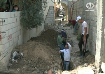 الأنروا تنفذ مشروع الصرف الصحي في مخيم  الرشيدية جنوبي لبنان – 12 – 5 – 2015 - مريم الحاج موسى