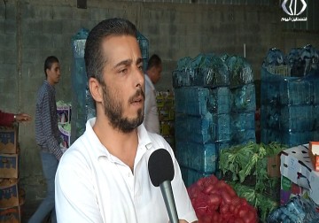 خسائر كبيرة  في سوق الخضار المركزي مع تواصل حصار بلدة بيتا - أمون الشيخ - 7 - 9 - 2016
