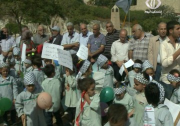 اللاجئون الفلسطينيون في لبنان ينظمون وقفة مساندة لانتفاضة القدس أمام الإسكوا -13- 10- 2015 - مريم الحاج موسى