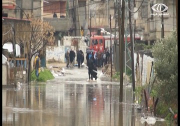 غرق العديد من المنازل في رفح  - 10 - 1 - 2014 - علاء سلامة