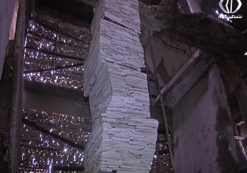 فنانة هولندية تحول منزلاً مدمراً بخانيونس إلى تحفة فنية - ديما اللبابيدي - 16 - 12 - 2016