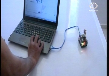 فلسطيني يبتكر أصغر جهاز  سي إن سي في العالم ما يخولـه للدخول إلى موسوعة غينيس – 19 – 5 – 2015 - فداء نصر