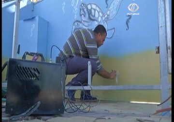 عمار البرغوثي .. الرسم بمضخ الهواء – 10 – 4 – 2015 -  جيهان عوض   