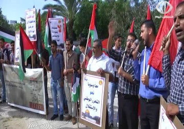 قوى وفعاليات شبابية في غزة ينظمون مسيرات جماهيرية تضامنا مع انتفاضة القدس - 22 - 10 - 2015 - رمزي ‏أبو جزر ‏