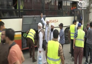 حجاج بيت الله الحرام يصلون إلى قطاع غزة - 8 - 10 - 2015 - رمزي أبو جزر