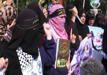 العمل النسائي التابعة لحركة الجهاد ونقابة المحامين تنظمان مسيرات نصرة لإنتفاضة القدس - 20 - 10 - 2015 - رمزي البيروتي