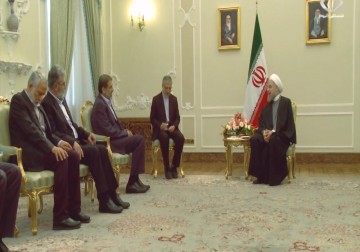 الرئيس روحاني يستقبل وفد من حركة الجهاد الاسلامي برئاسة امين عام الحركة الدكتور رمضان عبد الله - محمد سليمان - 5 - 5 - 2016