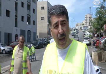 بمناسبة اليوم الوطني للنظافة... بلدية رام الله تنظم فعاليات تطوعية لتنظيف - 8 - 5 - 2016