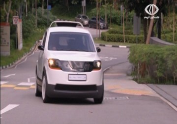 أول سيارة أجرة الكترونية ذاتية القيادة تعمل داخل حرم جامعة نانيانغ التقنية – 29 – 5 – 2015 – زينب هاشم