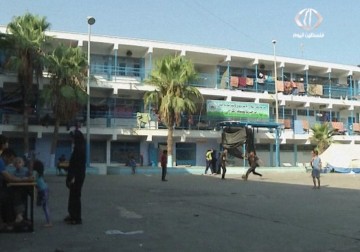 رابطة النازحين والمهجرين في مدارس الإيواء بغزة تنظم فعالية للاطفال بمناسبة يوم الارض – 30 – 3 – 2015 – نورا المشهراوي