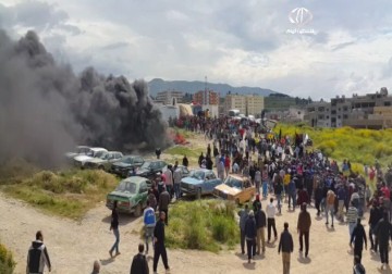 أهالي مخيم نهر البارد يخرجون في مسيرة حاشدة احتجاجا على مماطلة الأونروا - 10  – 4 – 2015 – امتثال هنداوي