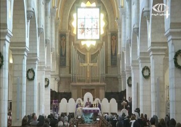 البطريرك فؤاد الطوال يذهب إلى غزة لإحياء قداس عيد الميلاد - 22 - 12 - 2014 - امتثال هنداوي