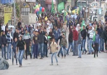 اصابة العشرات من الفلسطينين خلال مواجهات مع قوات الاحتلال - 29 - 11 - 2014 - رغدة عتمة