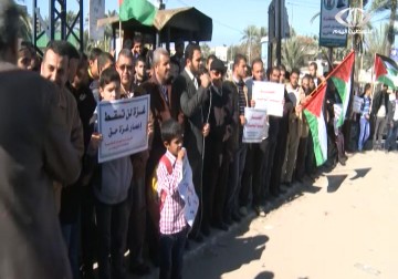 فعاليات اليوم الوطني لكسر الحصار وإعادة الاعمار بمدينة خانيونس – 28 – 12 – 2014 - رمزي البيروتي