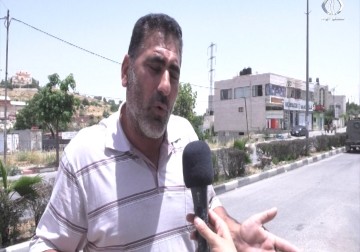 قوات الاحتلال تمنع وصول مسيرة  الى الشارع الالتفافي بالخليل بمناسبة ذكرى النكسة - 5 - 6 - 2016