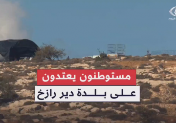 الاحتلال شقّ طرقا في أراضي المواطنين في دير رازح من قرى مدينة دورا بالخليل