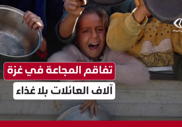 معاناة العائلات النازحة في منطقة الجندي المجهول وسط مدينة غزة