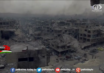 تقرير | انتهاء المعارك في مخيم اليرموك يكشف عن دمار هائل في معظم المخيم