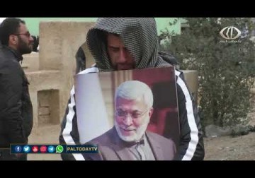 تشييع جثمان أبو مهدي المهندس إلى مثواه الأخير في النجف