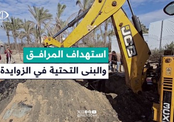 #تقرير | أدى لأضرار جسيمة في البنية التحتية .. مراسل فلسطين اليوم أحمد البرش يواكب محاولات إحدى الشركات ترميم البنية التحتية التي تضررت بفعل القصف الإسرائيلي على منطقة الزوايدة وسط قطاع غزة