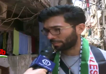 تقرير| الناشط السويدي بنجامين لاردا يتفقد المخيمات الفلسطينية في بيروت