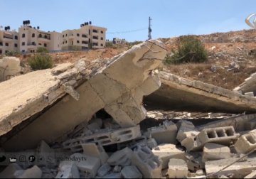 تقرير | جرافات الاحتلال تسوي منزل المواطن خالد الشويكي بالأرض ببيت حنينا 