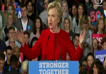 كلينتون تحتفظ بتفوقها على ترامب بفارق 5 نقاط قبل أسبوع من يوم الاقتراع - زينب هاشم - 1 - 11 - 2016