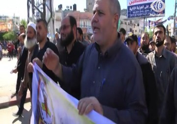 الجهاد الإسلامي وحماس خلال مسيرة جمعة شهداء الخليل تؤكدان على دعم انتفاضة القدس – 30 – 10 – 2015 – رمزي ابو جزر