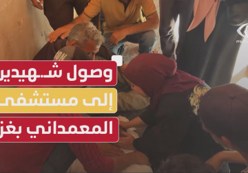 لحظات وداع مؤلمة لجثمانَي شهيدين من عائلة ضاهر 