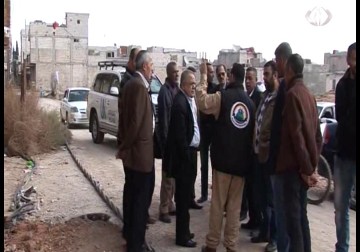 إطلاق حملة مساعدات إنسانية في مخيم الحسينية للاجئين الفلسطينيين بريف دمشق - 12 - 11 - 2015 - رنا ‏بجيرمي