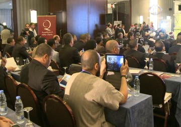 الهيئة الشعبية العالمية لدعم غزة تطلق ملتقاها الثاني للحياة نعيد البناء - 28 - 4 - 2015 - نورا المشهراوي