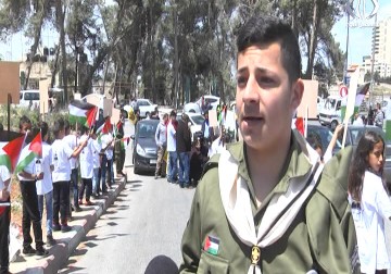 تقرير| أهالي الاسرى ينظمون مسيرة في قرى بني زيد تضامنا مع الأسرى في معركتهم