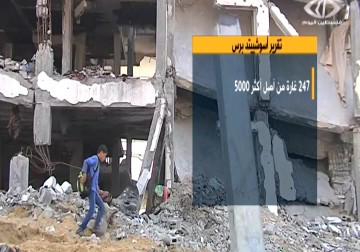 وكالة أنباء أسوشييتد برس تنشر تقريرا إحصائيا عن العدوان الأخير على قطاع غزة – 14 – 2 – 2015 – امتثال هنداوي