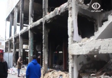 مخاوف لدى السكان من سقوط بقايا المنازل المدمرة جزئيا عليهم – 29 – 3 – 2015 – علي سليمان