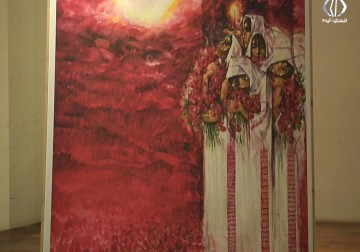 معرض للفنان التشكيلي إسماعيل شموط وزوجته تمام الأكحل في متحف محمود درويش - زينب أبو ضاهر - 16 - 11 - 2016