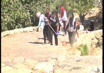 مجموعة بادر المقدسية تنظم حملة لتنظيف قرية لفتا المهجرة - لواء أبو رميلة - 24 - 8 - 2016