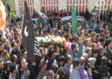 الآلاف يشيعون جثمان الشهيد شادي عرفة في الخليل – 20 – 11 – 2015 – نورا مشهراوي