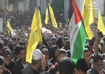 الالاف يشيعون جثمان الشهيد عدوان في مقبرة مخيم قلنديا  - 16 – 12 – 2014 – لبيبة شريفة