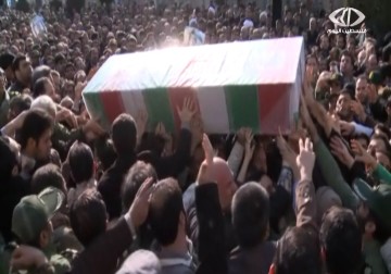 وفود فلسطينية تشارك حزب الله في مجلس عزاء شهداء غارة القنيطرة – 22 – 1 – 2015 - محمد سليمان