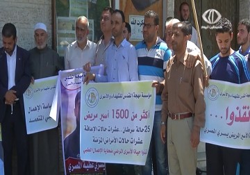 الاحتلال ينقل الأسير الشيخ خضر إلى عيادة سجن الرملة – 9 – 7 – 2015 – محمود فارس