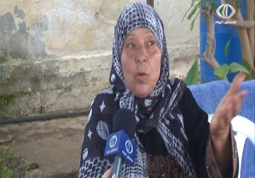 الحاجة شوقية حمايدة تتمسك بمنزلها وتتصدى لمحاولات الاحتلال للاستيلاء عليه  12 - 11 - 2015 - أمون ‏الشيخ