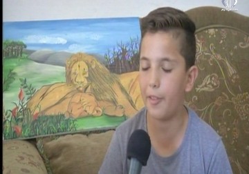 الفنانة جيهان أبو عمر تحول منزلاً مهجوراً لمركز لتعليم الرسم - امون الشيخ - 10 - 7 - 2016