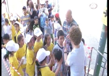 ماراثون للأطفال في مدينة رام الله يضم 1500 طفل – 8 – 5 – 2015 - جهاد بركات