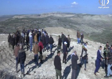 زراعة عشرات أشتال الزيتون في ذكرى استشهاد الوزير أبو عين - أمون الشيخ - 2 - 2 - 2017