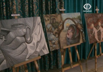 نسائم العودة معرض فني إحياء لذكرى النكبة واحتفالا بانتصار 25 أيار – 21 – 5 – 2015 – مريم الحج موسى